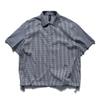 Roupas Masculinas Northern Limit Marca Americana Moderna 2025 Verão Novo Camisa de Manga Curta Xadrez Pequeno Camisa de Trabalho Masculina Jaqueta Ins