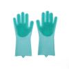 Guantes de silicona para lavar platos para el hogar cepillo de limpieza de cocina tazón anti-escaldaduras impermeable duradero lavandería doméstica suministros domésticos