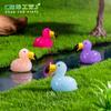 Comércio Exterior Transfronteiriço Nova Cor Criativa Flamingo Micro Paisagem DIY Decorações Acessórios Mini Desktop Pequenos Ornamentos