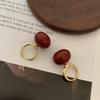 Aretes de Perlas Elegantes Retro Franceses para Mujer Aretes de Lujo Ligero de Alta Gama Moda Año Destacado Joyería para la Oreja de Perlas