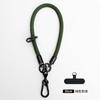 Cordão para Celular Pendurado no Pescoço Transversal 8mm Tira Trançada Corda Curta para Pulso Capa de Celular Cadeia de Cordão Atacado Fábrica