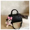 Bolso de Mujer con Patrón de Lichi, Bolso Boston Blanco, Bolso de Mano, Versátil para el Trabajo, Sensación de Alta Gama, Doble Hebilla, Bolso de Moda Popular para Mujer