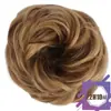 Peluca de Moño Estilo Europeo y Americano con Banda Elástica, Mechones de Cabello Realistas, Postizo de Moño Esponjoso para Comercio Transfronterizo