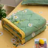 [Grado A, apto para bebés y madres] Colcha de algodón lavable para verano, colcha para aire acondicionado para verano, colcha fina individual para dormitorios, lavable a máquina