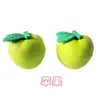 Borracha formato maçã vermelha e verde borracha simulação fruta borracha montagem borracha prêmios para estudantes atacado