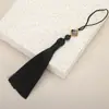 10 cm de Largo Borla Xiangyun Ruyi Oreja Colgante Ventilador Antiguo Oreja Hogar Hanfu Solapa de Presión Accesorios Colgantes Oreja