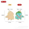 Dibujo animado anime aleación con goteo de aceite colgante pequeño personaje de animal lindo pulsera llavero accesorio de bolsa decoración DIY