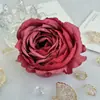 Cabeza de Flor Artificial de Peonía Rosa Rizada DIY Decoración de Boda Set de Fotografía Accesorios para Caja de Regalo Cabeza de Flor Artificial