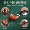 Novo Modelo de Pipa de Fumar de Resina de Maçã da Yimu, Destacável e Fácil de Limpar, Feita de Baquelite, Resistente ao Calor, com um Cachimbo de Ferro Portátil, Disponível para Dropshipping