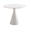 Mesa de Jantar Redonda Estilo Francês Cor Creme para Apartamentos Pequenos, Conjunto de Mesa e Cadeiras de Ardósia para Uso Doméstico, Mesa de Varanda de Luxo Leve para Recepção e Negociação