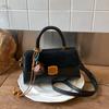 Bolso Pequeño de Empalme Retro de Gama Alta para Mujer 2025 Nuevo Bolso Cruzado de Hombro Transfronterizo de Moda Bolso Cuadrado Pequeño de Mano
