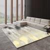 Alfombra Italiana Abstracta Geométrica para Sala de Estar, Alfombra Nórdica de Lujo Ligero para Dormitorio Gris, Alfombra de Imitación Cachemira de Cobertura Total para Habitación de Hotel