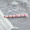Lindo Osito Cereza Pinza Metálica Larga Verano Nuevo Dulce Versátil Flequillo Pinza de Pico de Pato Pinza para el Cabello Pinza de Accesorio para el Cabello