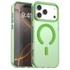 Funda magnética para teléfono Apple 18Promax con textura de piel tipo caramelo, iPhone 17 Color semitransparente mate 16 Funda protectora