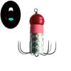 GEYAFISHING barco de pesca em alto mar pesca de costa cor pérola luminosa brilhante aço inoxidável banhado oito garras oito com oito anzol polvo
