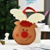 Hong Kong Amor Creativo Bolsa de Tote Navideña Muñeco Tridimensional Bolsa de Dulces Varias Bolsas de Manzana Bolsillo con Cordón Bolsa de Regalo Decorativa