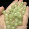 Jade Hetian Color Agua Clara Perlas de Estilo Antiguo 9x10mm Venta al por Mayor Perlas de Barril para Bricolaje Perlas de Arroz Accesorios de Joyería de Jade Perlas Sueltas