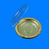 Caixa Redonda Spot 7,5cm caixa de pó para enviar cartão inferior para enviar suporte transparente um par de banhado a ouro Caixa Redonda para Cílios