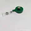 Clipe Jacaré Retrátil para Crachá Retrátil Rotativo para Crachá Cartão de Identificação Rotativo Metal Retrátil para Crachá