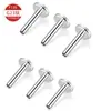 Varilla de Rosca Interna de Aleación de Titanio G23 F136 Base para Pendiente de Lóbulo Pendiente de Lengua Pendiente de Hélice Auricular Pendiente de Labio Varilla Universal de Rosca Interna Fondo Plano