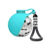 Suministros para Mascotas Botella de Agua Portátil para Perros Acero Inoxidable 304 Gancho en Forma de Esfera Plegable Dispensador de Agua con Prevención de Flujo Inverso