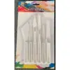 Espátula, Pintura a Óleo, Acrílico, Espátula para Paleta de Guache, Raspador de Textura para Pintura, Conjunto de Ferramentas Raspador de Textura Grande