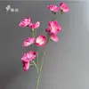 Flores Artificiais de Papoula com Múltiplas Cabeças e 2 Ramos Decoração de Casamento Adereços para Fotografia Arranjo de Mesa de Casamento Atacado Transfronteiriço