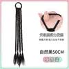 Peruca de Trança Boxeadora para Mulheres com Cabelo Longo, Rabo de Cavalo Alto, Trança Suja Doce e Descolada, Trança Colorida de Peruca, Peruca Popular de Trança Twist