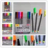 Popular Set de Pintura con Bolígrafos de Gancho de Colores 12-Colores 24-Colores Ultra-Finos Tubo de Aguja Suministros de Arte para Cuaderno de Bocetos en Stock