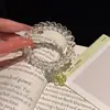 Estilo Fresco Ins Dulce Transparente Trébol de Cuatro Hojas Flor de Cerezo Goma para el Cabello Alta Elasticidad Goma para el Cabello de Niña Goma para el Cabello de Cable Telefónico Accesorios para el Cabello