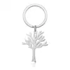 Hengshi Transfronterizo Más Vendido Árbol de la Vida de la Paz Mundial Collar Colgante de Acero Inoxidable Personalizable Versátil Colgante para Bolso Al por Mayor