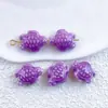 Tortuga esmaltada tortuga pequeña cerámica cuentas sueltas con cuentas DIY dibujos animados pulsera colgante collar accesorios al por mayor