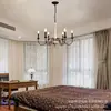 Lámpara Colgante de Madera Simple Estilo Country Americano Nórdico Creativa para Sala de Estar, Comedor, Dormitorio, Vestidor, Tienda de Ropa y Luminarias Personalizadas