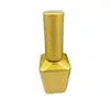 Botella de Vidrio para Esmalte de Uñas 9-12ml Botella de Vidrio para Manicura con Spray Dorado Botella de Poción Empaque Cosmético Botella de Vidrio Vacía