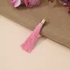 Tamaño pequeño borla de metal imitación borla de seda de hielo borla marcapáginas borla exquisita accesorios borla marcapáginas colgante marcapáginas al por mayor