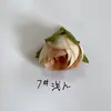 Flores artificiais, rosas falsas, cabeças de rosa, botões de rosa artificiais, flores de rosa, decorações de parede de rosas, flores de buquê, fabricação de flores para chapéus