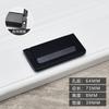 Armário de Sapatos com Porta de Correr Gaveta Mesa de Cabeceira Fivela Oculta Puxador Flip Tatami Móveis Invisíveis Puxador de Guarda-Roupa Sem Furos