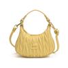 Bolso de Hombro Simple de Color Puro Estilo Coreano para Niñas, Bolso Mini Portátil Elegante para Bebé para la Axila, Bolso Nuevo Plegado para Niños