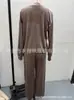 2026 Europeo y Americano Transfronterizo Otoño e Invierno Nuevo Estilo Terciopelo Holgado Casual Pantalones de Pierna Ancha Traje de Moda Conjunto de Dos Piezas Ropa para Mujer