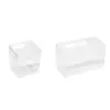 Caja de Almacenamiento para Toallas Faciales Desechadas para Montar en la Pared sin Taladrar, Adecuada para Uso en el Baño, para Toallas Suaves de Algodón y Pañuelos Faciales