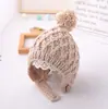 Chapéus Quentes de Proteção para Ouvido para Bebês e Crianças Pequenas de Outono e Inverno Chapéus de Lã de Elfo Feitos à Mão para Crianças Chapéus de Bebê para Meninos e Meninas Tendência