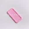 Horquilla de resina de color sólido de 5,3 cm con base rectangular, accesorios creativos hechos a mano, pegamento en crema, carcasa para teléfono móvil, materiales de joyería