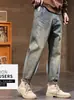 Jeans de Alta Gama 2025 Nuevos para Hombre Marca de Moda Rectos Sueltos Retro Americano Versátiles Pantalones Largos Estilo Popular para Hombre