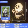 Lámpara de Animal Pequeño Luminoso Simulado, Lámpara de Conejo, Lámpara de Panda, Lámpara de Ardilla, Búho, Tucán Camaleón Lámpara de Árbol Colgante