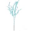 Decoración Navideña Brillante Transfronteriza de 43 cm Hojas de Lentejuelas Alambre Curvo Ambiente Accesorios para Árbol de Navidad Cinta de Guirnalda Dorada Inserciones