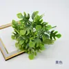 Plantas pequeñas artificiales de hoja de tortuga de plástico, plantas acuáticas artificiales, plantas verdes, eucalipto, helechos, pasto persa, plantas artificiales, flores de plástico, transfronterizo