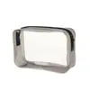 Listo para Stock Transfronterizo Bolsa Transparente de PVC con Cremallera Bolsa de Cosméticos Engrosada Bolsa de Almacenamiento Portátil de Viaje Impermeable a Prueba de Polvo Neceser
