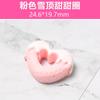 Case de Celular Cor Creme Gel Donut Macaron Topo de Neve Acessórios para Cabelo Grampo de Cabelo Artesanal DIY Material Acessórios