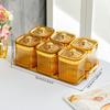 Caja de condimentos para el hogar, sal de cocina, botella de condimentos, caja de almacenamiento, tanque de condimentos, condimentos a prueba de humedad, combinación adecuada