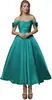 Vestido de Cetim Ombro a Ombro para Comércio Exterior e Vendas Transfronteiriças, Adequado para Noivado, Casamento, Festa de Noiva, Banquete e Vestido de Noite